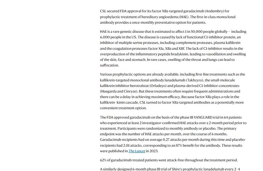 Screenshot of article