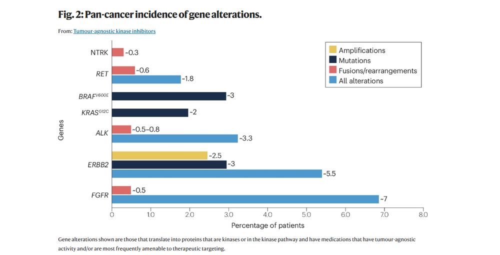 Kinase gene alterations in cancer