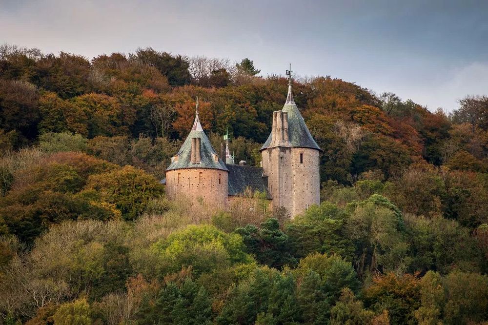Castell Coch, a 19th-century Gothic Revival castle in north Cardiff