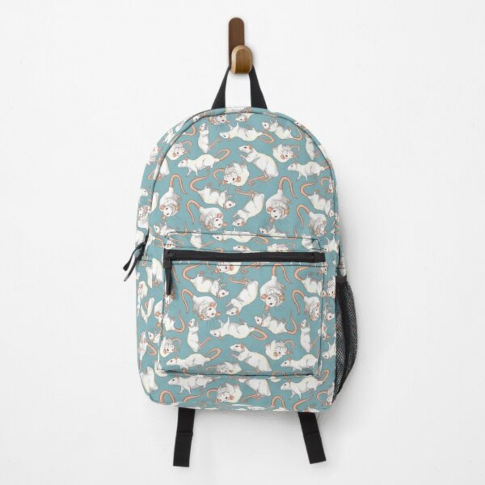 "White Rat Lab Rats Albino Rat Pattern" Backpack for Sale by Stormslegacy