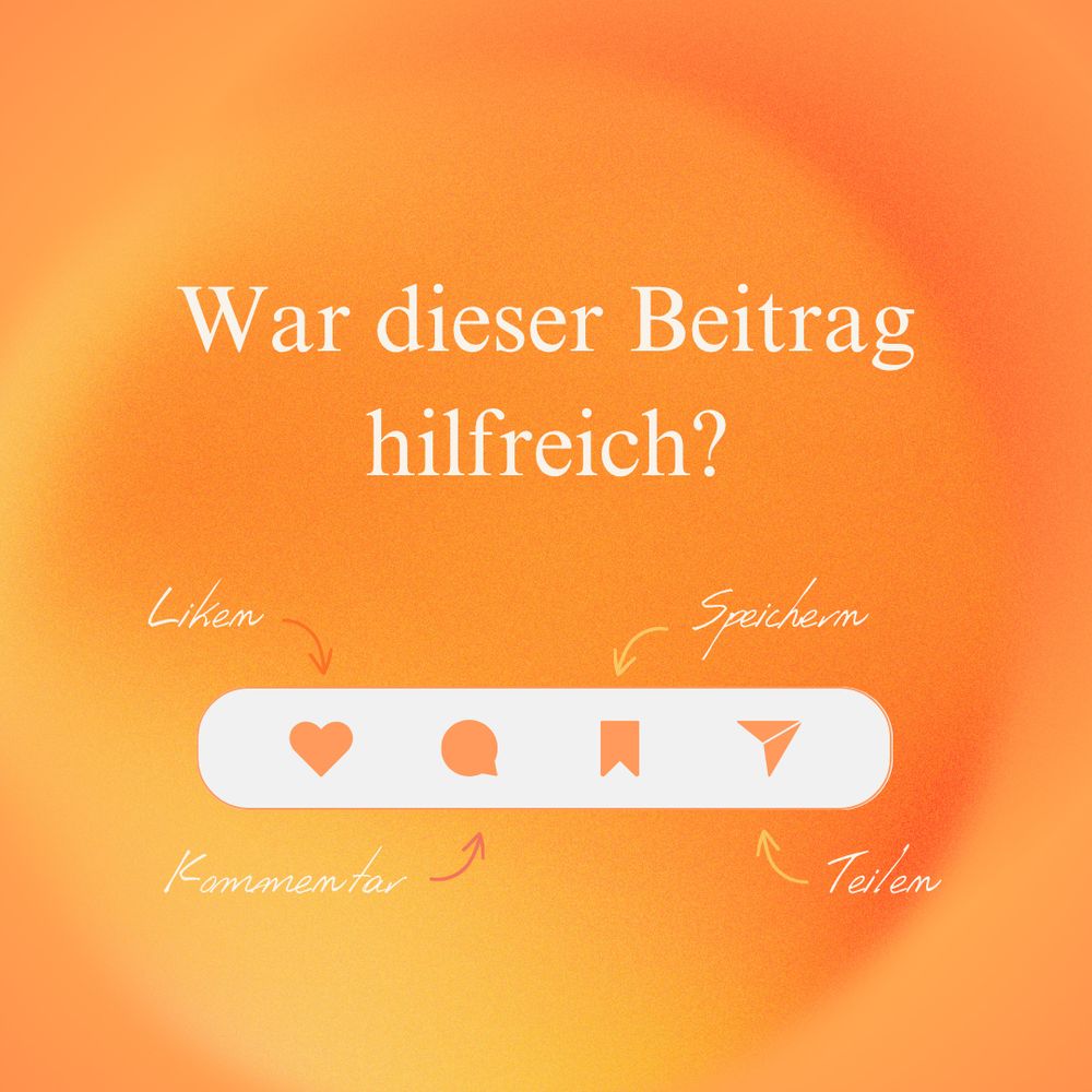 War dieser Beitrag hilfreich? Hinterlass uns gerne einen Kommentar oder teile den Beitrag.