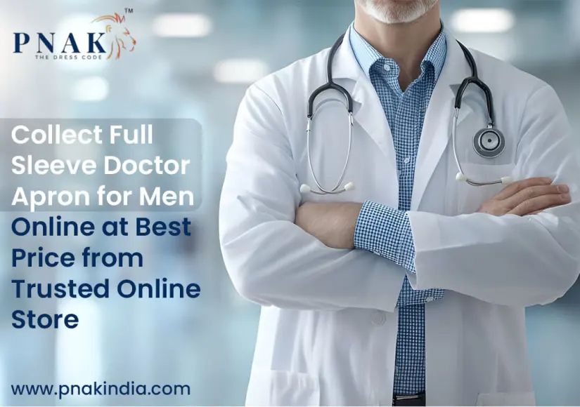 Full Sleeve Doctor Apron for Men