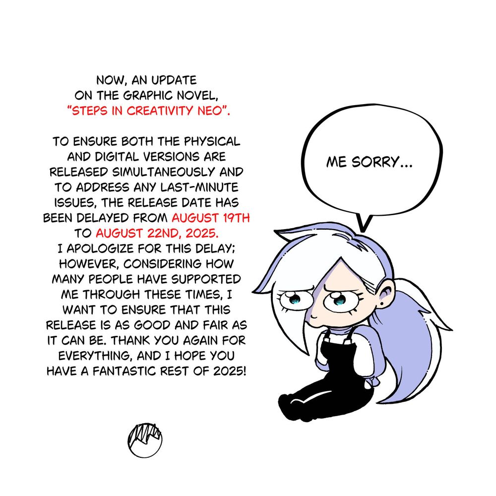 An update on my graphic novel, Steps in Creativity Neo