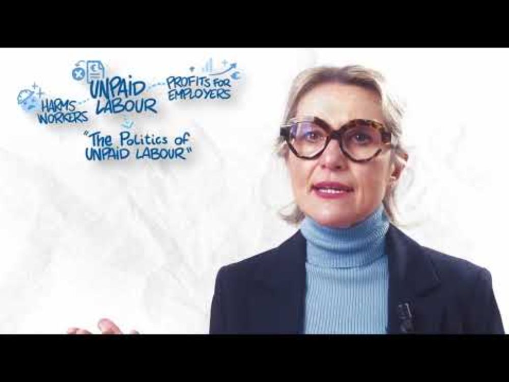“The Politics of Unpaid Labour” (OUP) presented by Prof. Valeria Pulignano