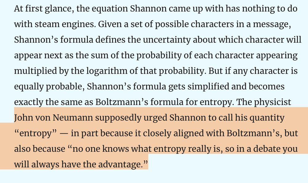 Key quote from long article