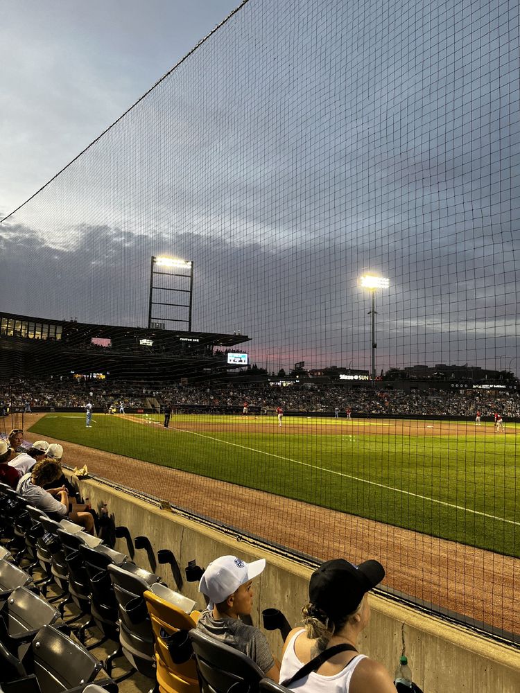 CHS Field in St. Paul Minnnesota. Beautiful night for some baseball.