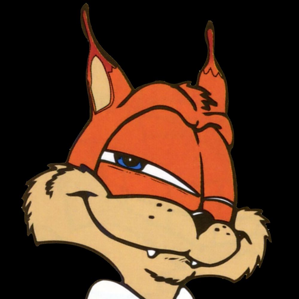Bubsy making some gay face