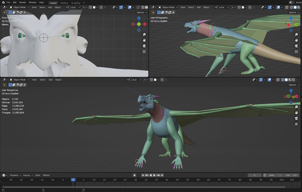 A Screenshot of 3d Model from far view