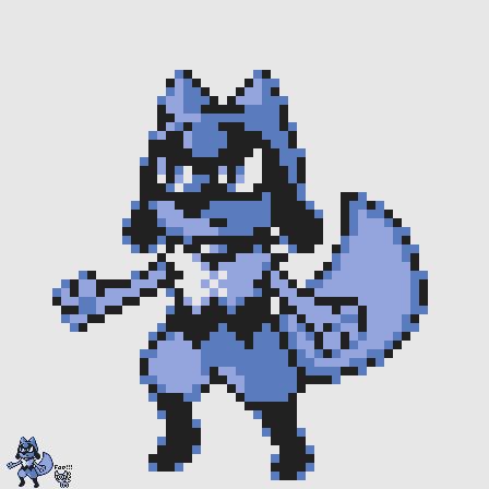 Same sprite as quoted post except the dress is removed to reveal tufts of fur on the chest area. Rather than breasts, which the dress may imply.