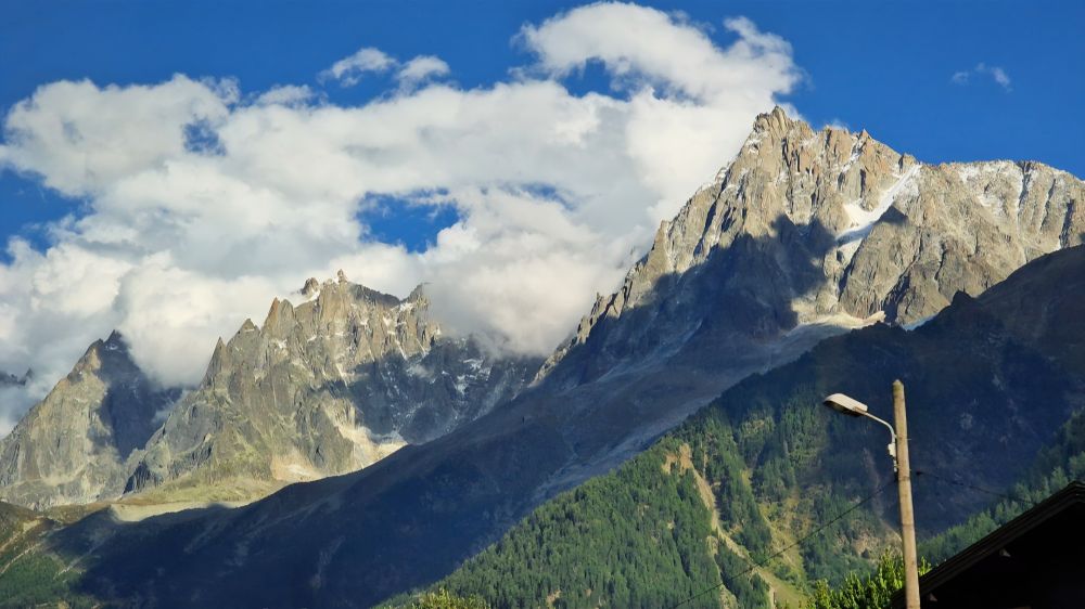 Photos taken behind a vehicle's windows, on a road trip from Lyon to Chamonix-Mont Blanc
