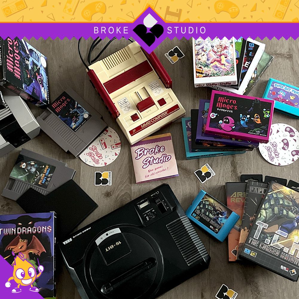 ❤︎ Work3Studio - Banana Bash! NES ROM Demo OUT NOW