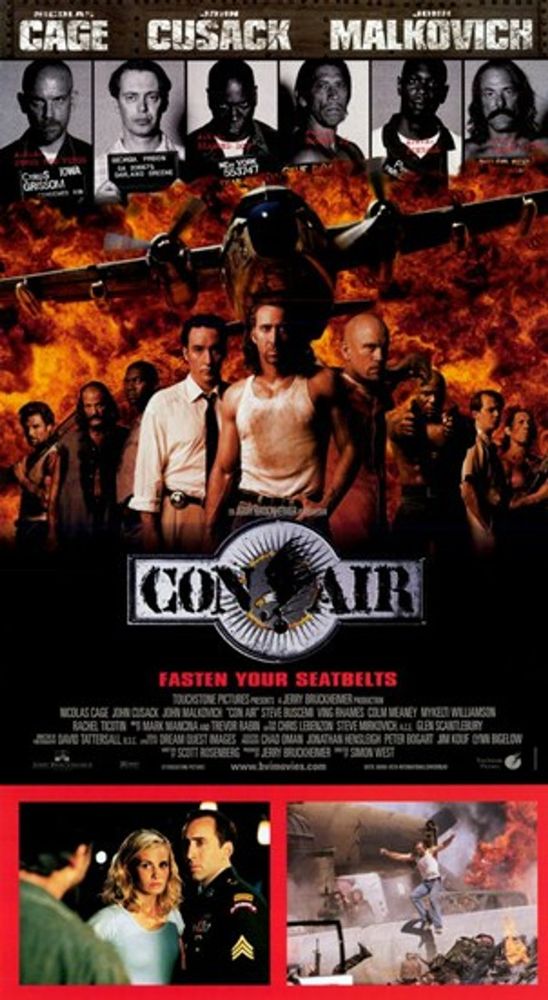 Con Air movie (1997) picture collage 