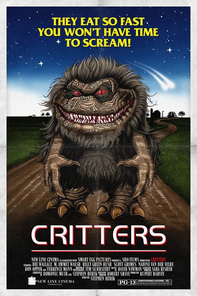 Poster for the movie Critters (1986)