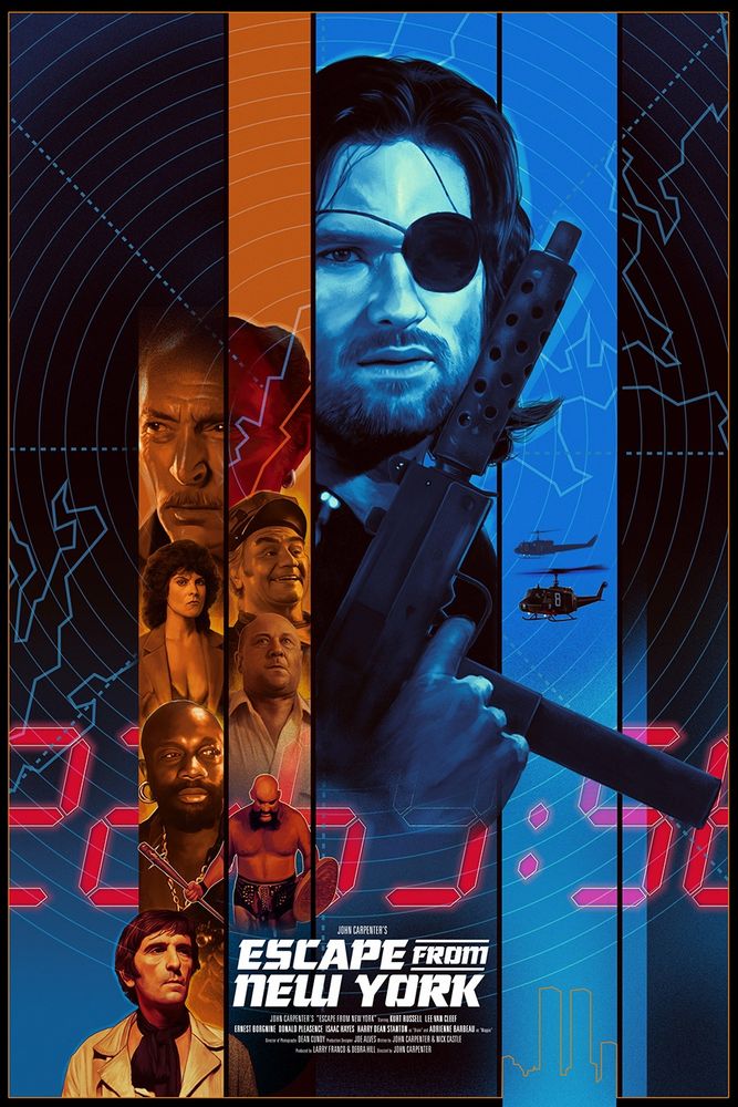Poster for the movie Escape from New York (1981) 