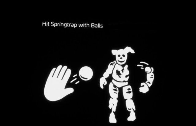 Hit Springtrap with Balls
