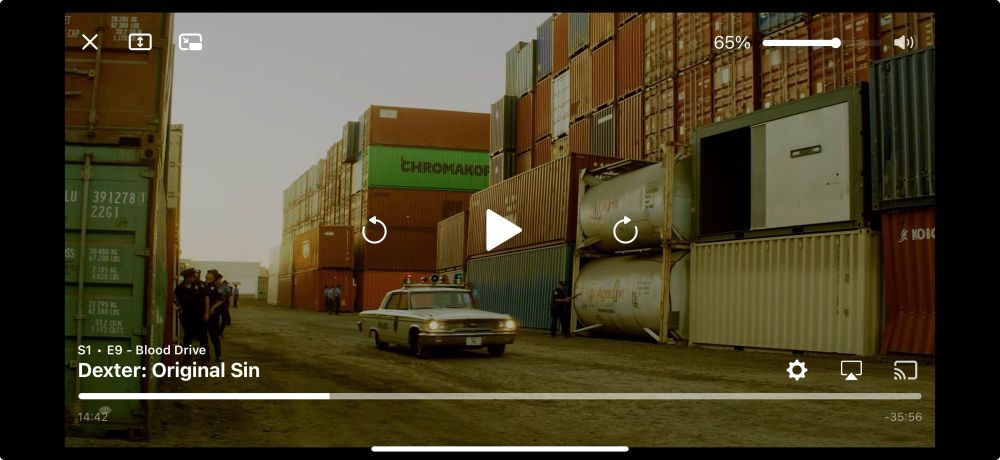 Chromakopia shipping container in Dexter episode