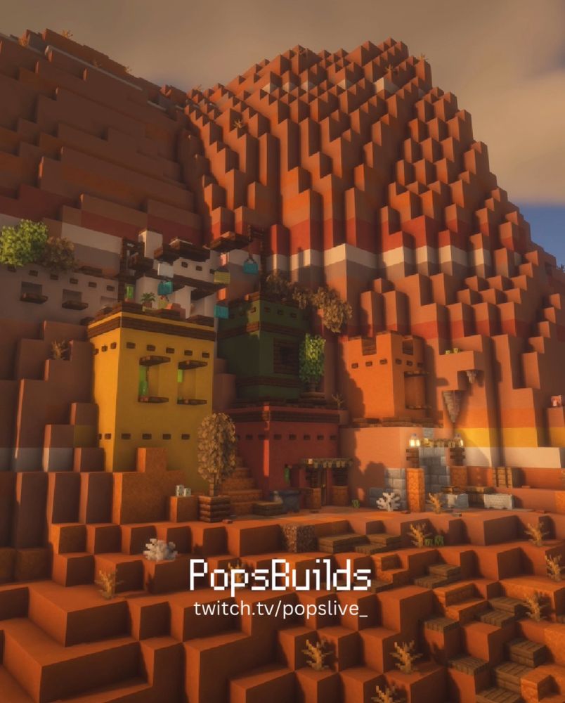 Badlands village in Minecraft