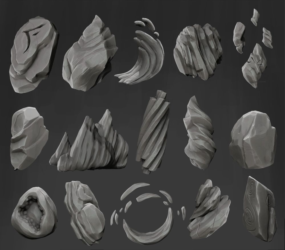 All 15 Rock renders of the clubs rockong new years
