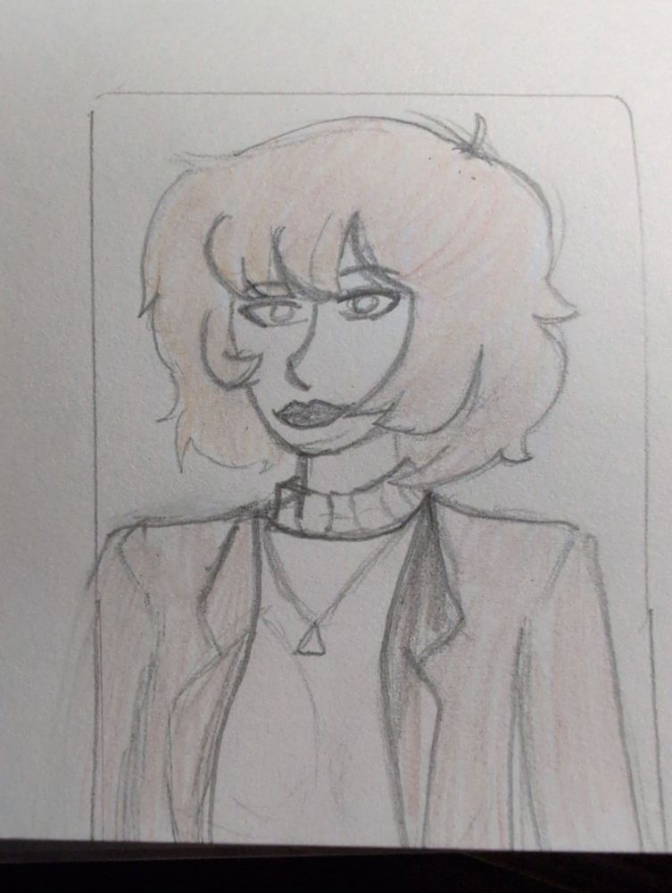 Olivia from Loggusdoggus getting her work photo for her id

Happy Pride Month.