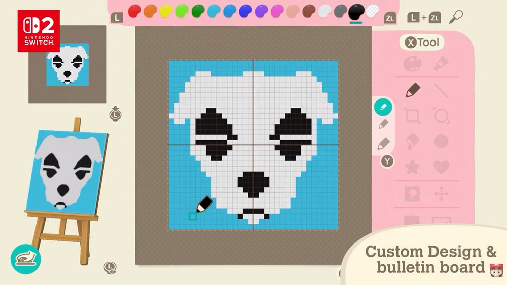 screenshot of switch 2 pixel art