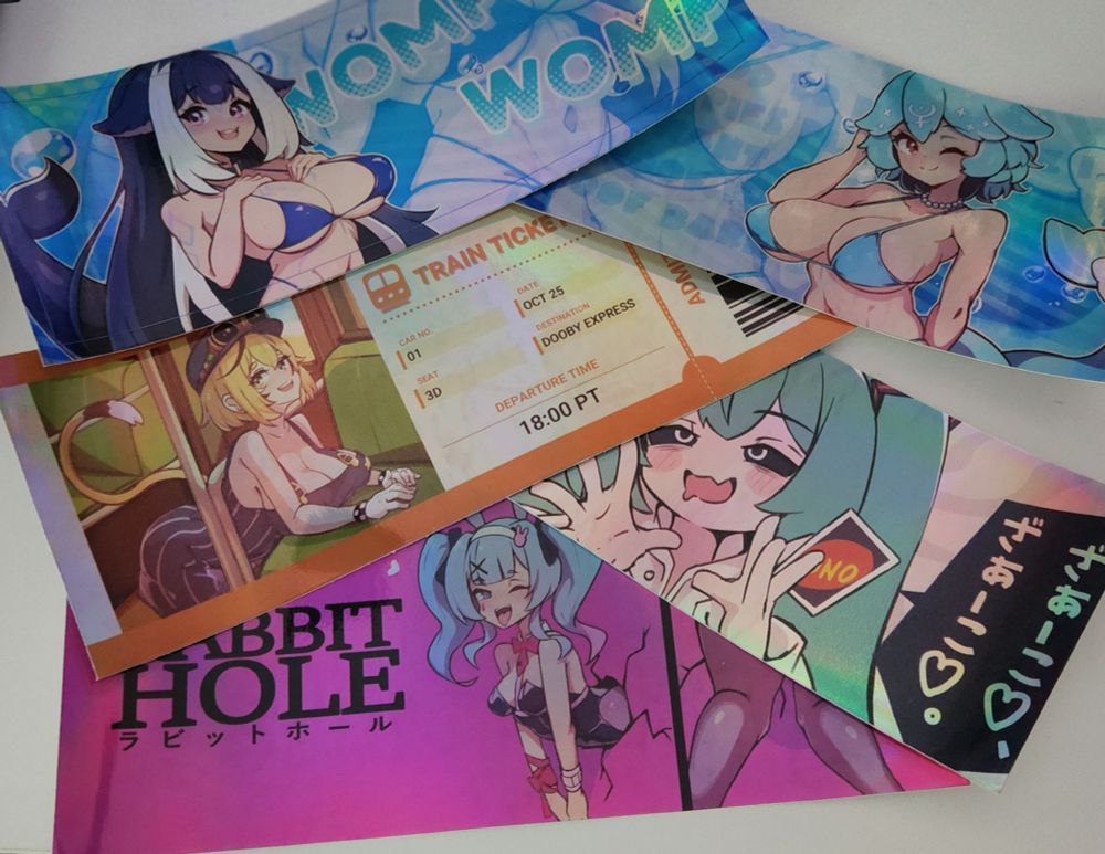 offkai, stickers, slaps, merch, convention, anime