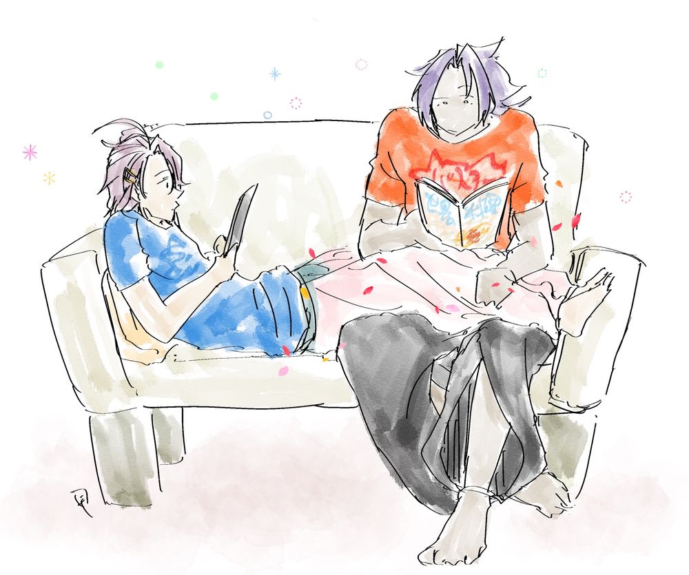 FGO / ビマヨダ
ソファでくつろぐ2人。