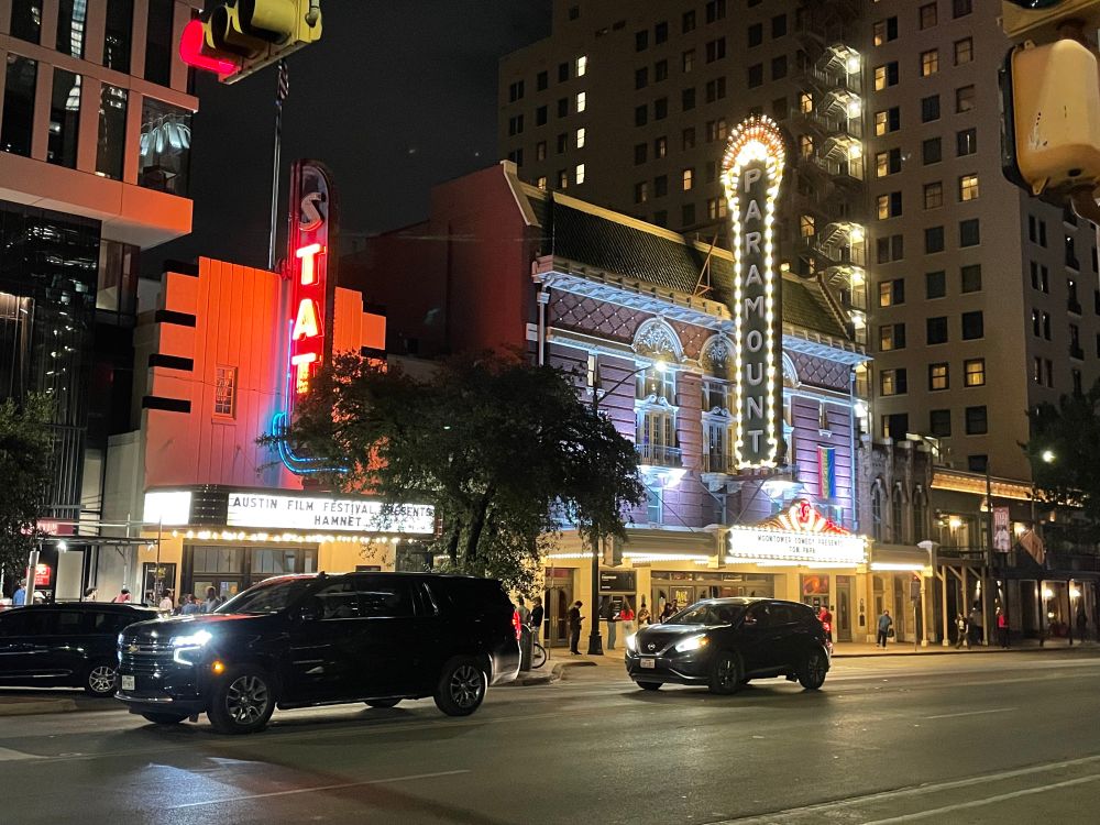 The State and Paramount Theatres on Congress Avenue, Austin TX