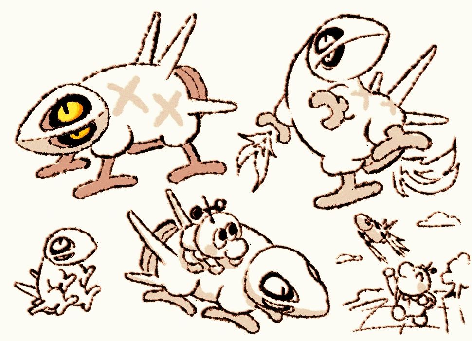 Various drawings of Sylvia.