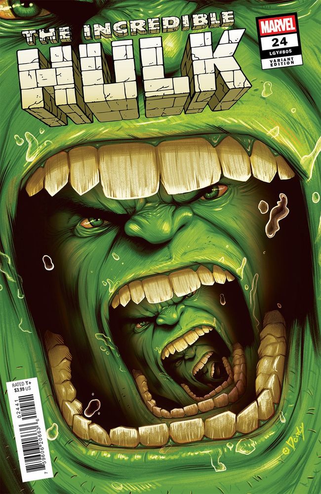 The Incredible Hulk #24 variant cover by DOALY