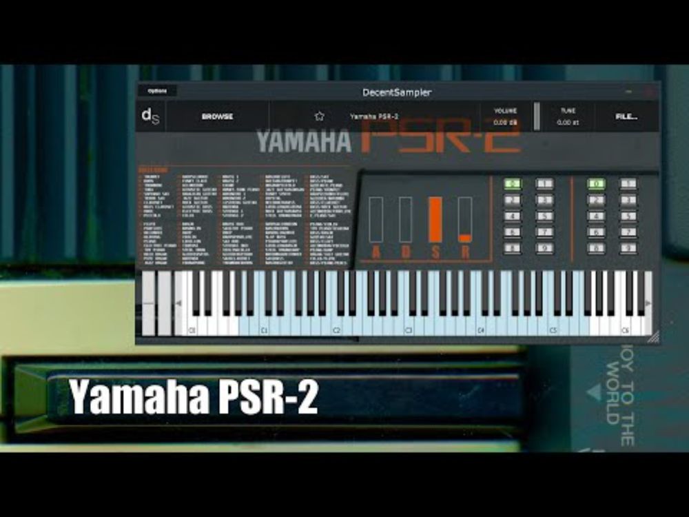 Yamaha PSR-2 (Plus a Free Decent Sampler VST)