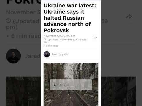 Update on Ukraine: Trump bails on Tomahawks, Pokrovsk hangs in the balance #ukraine