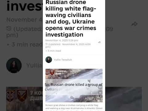 Update on Ukraine: Russia murdered two Ukrainian civilians and their dog #ukraine