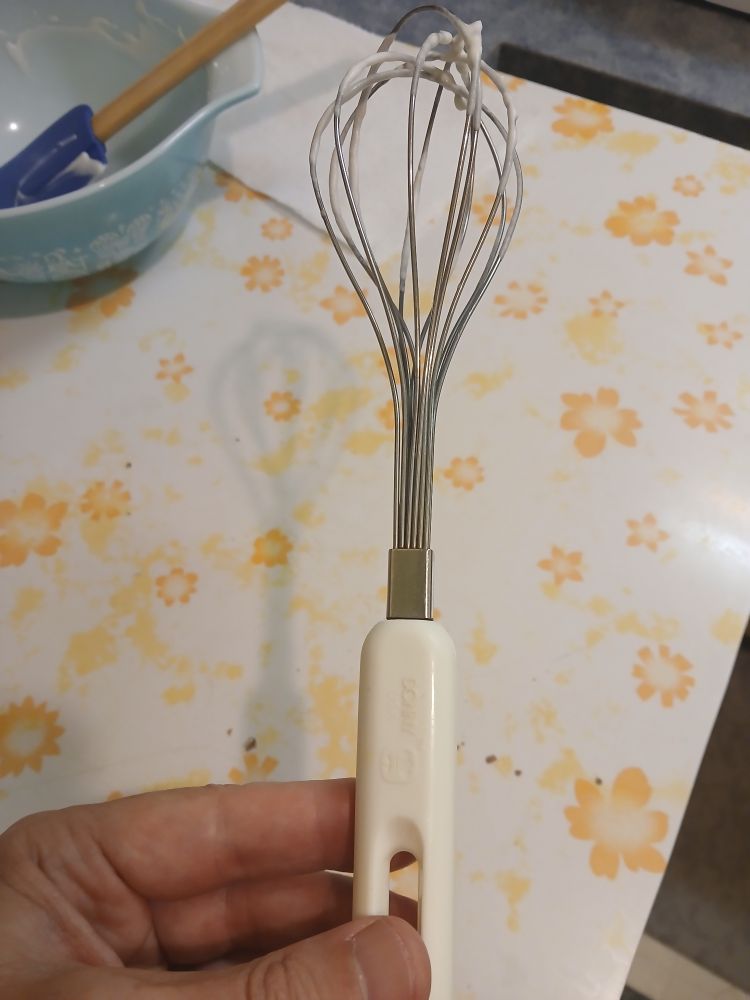 the only cottage whisk, origins unknown, age at least 50.