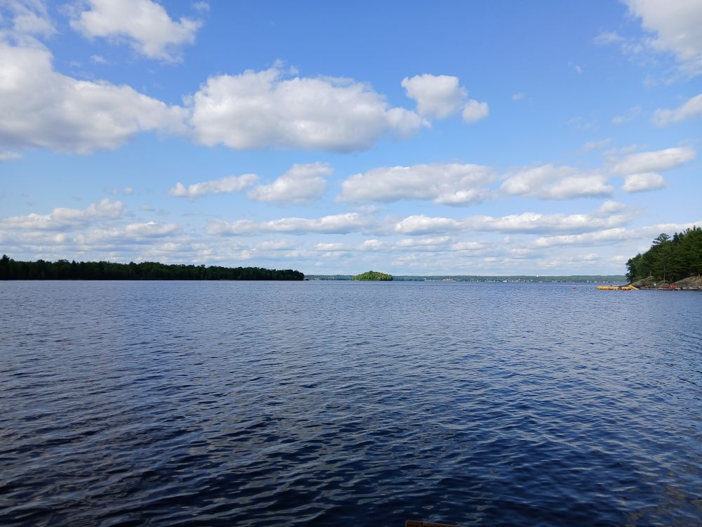 view north towards the tip of smith island, macpherson island, & darling island