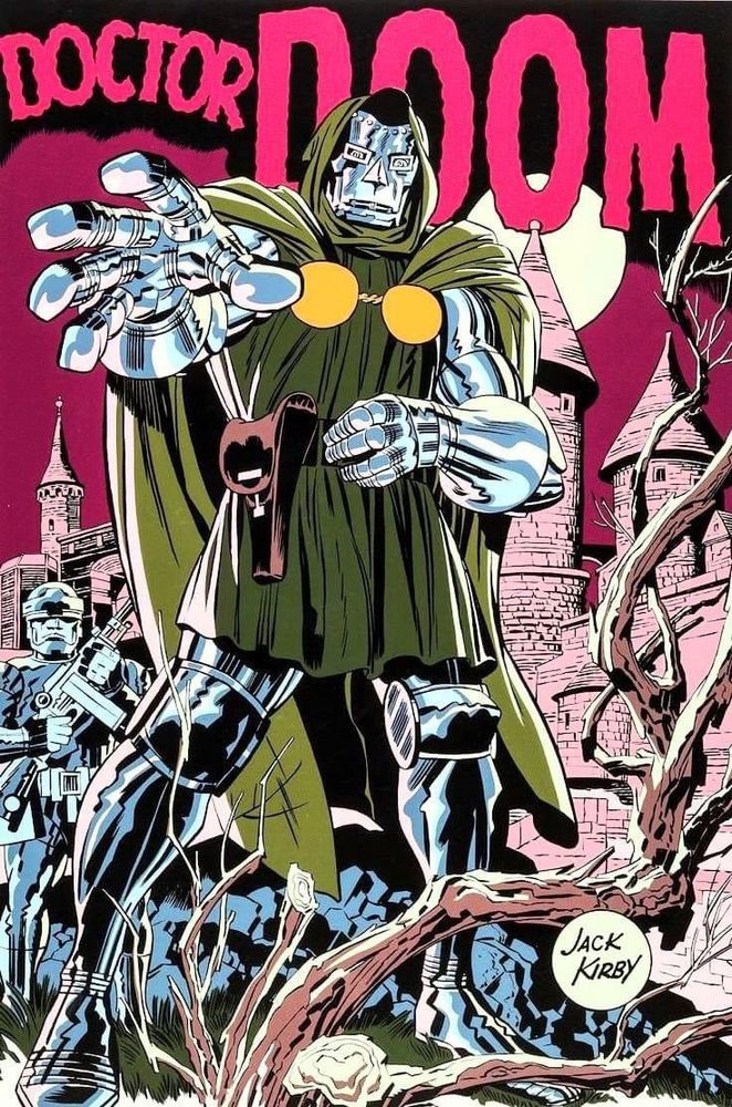 Doctor Doom art from Jack Kirby