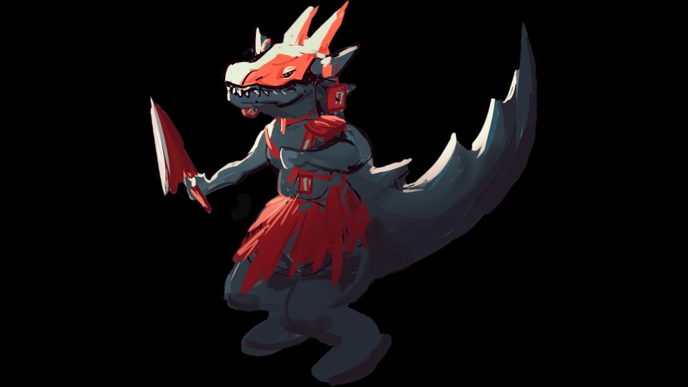 Lizardfolk rune knight, vixa