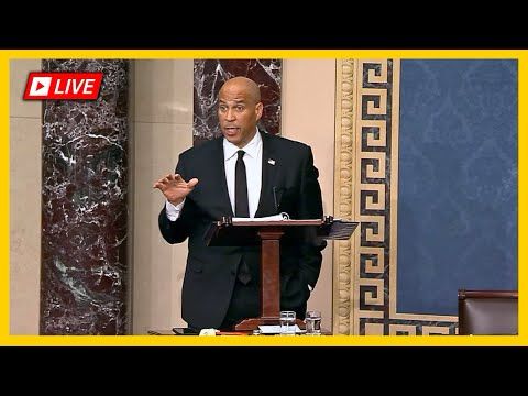 🔥 LIVE: Senator Cory Booker MAKES HISTORY 🚨 | U.S. News Today
