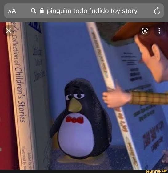 Pinguin todo fudido toy story