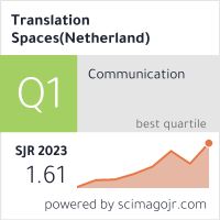 Scimago journal ranking graph with an overall score of 1.61 for Translation Spaces