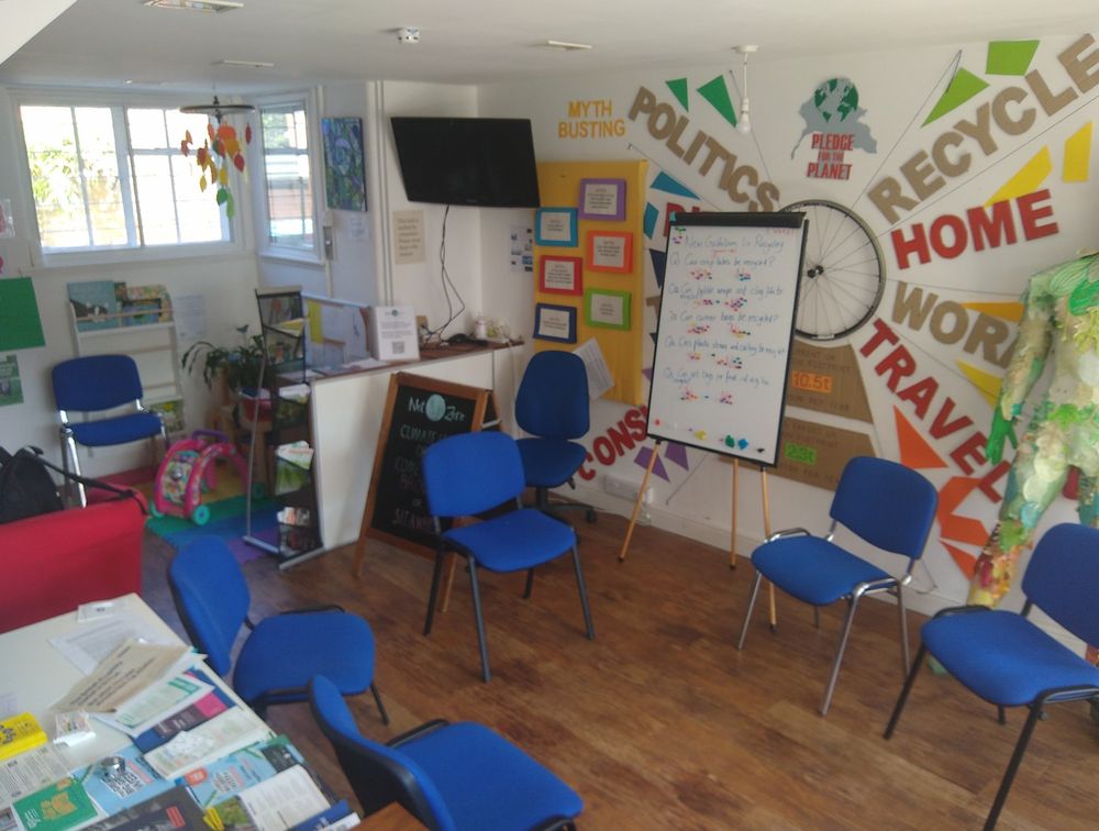 A last look at the Climate Hub before we packed it away this morning.