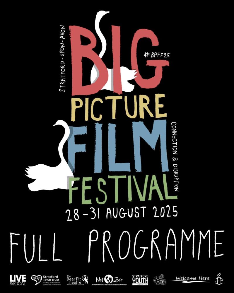 Poster for the Big Picture Film festival 28th-31st August, Stratford-upon-Avon