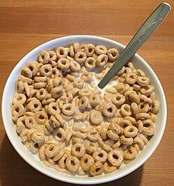 A bowl of Honey Nut Cheerios I stole from Wikipedia because I don’t put milk in my cereal I’m weird.