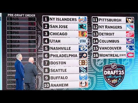 2025 NHL MOCK DRAFT ROUND 1 #hockey #national #league #podcast #crypto #arena #losangeles #misa