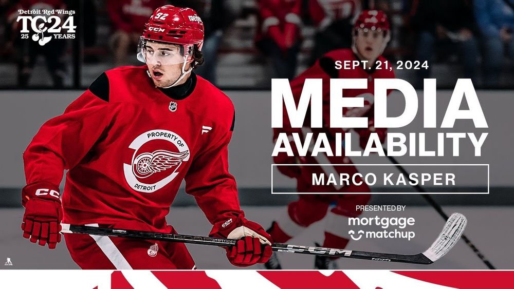 Marco Kasper Training Camp Media | Sept. 21, 2024