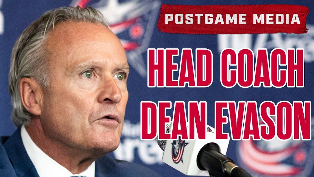 Columbus Blue Jackets Head Coach Dean Evason Recaps the Final Home Preseason Game | Postgame Media