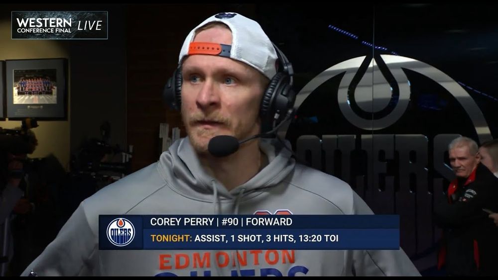 Fresh Off A Successful Return To The Lineup, Corey Perry Chops It Up With The Desk / 29.05.2024