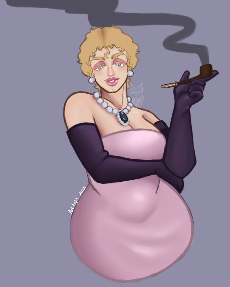 Mutual oc: MoneeraZ's Ellain Woods
A very elegant lady 
First attack owo 