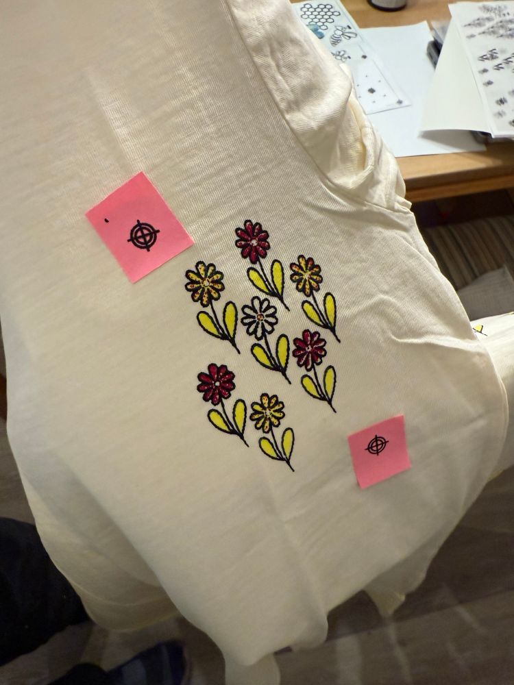 Selbes Motiv wie zuvor, Magenta kam bei den Blüten dazu (MYK)