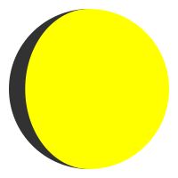 現在の月齢画像