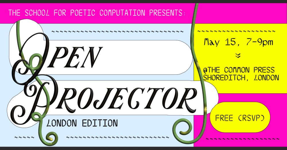 Open Projector Flyer